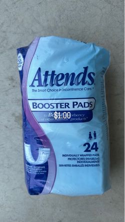 Attends Booster Pads 24 Count