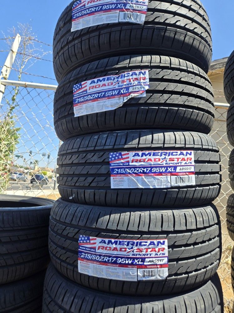 215 50 17 Vendo Set De Llantas NUEVAS De La Marca ✅️ American