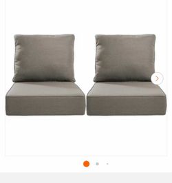 Patio Outdoor Cushions 24x24x6in