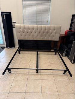 Skyline Furniture Upholstered King Bed Frame