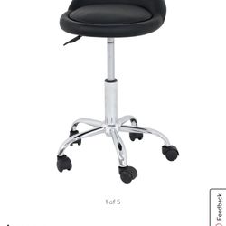 Leather swivel chair