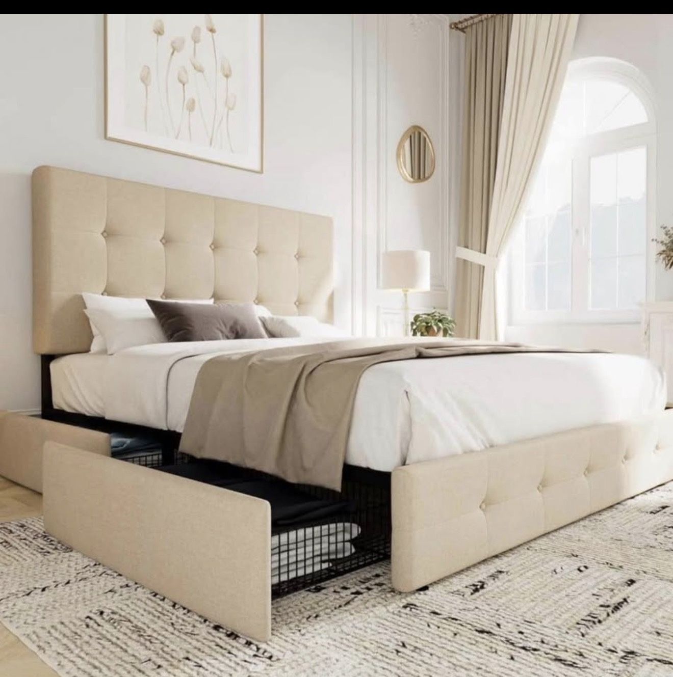 Cama Full Size Y Colchón Nuevo