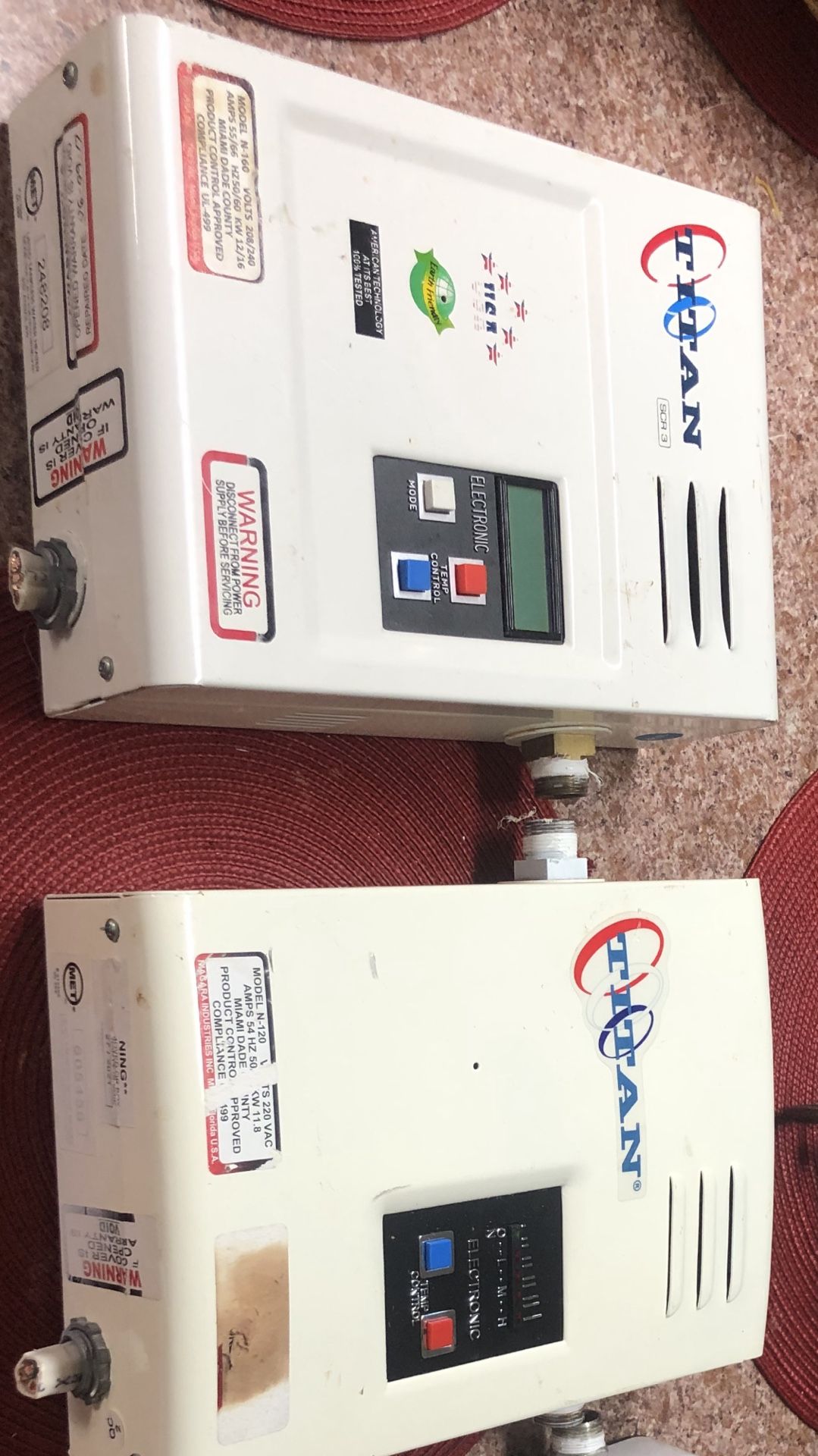 Water Heater $100 Each