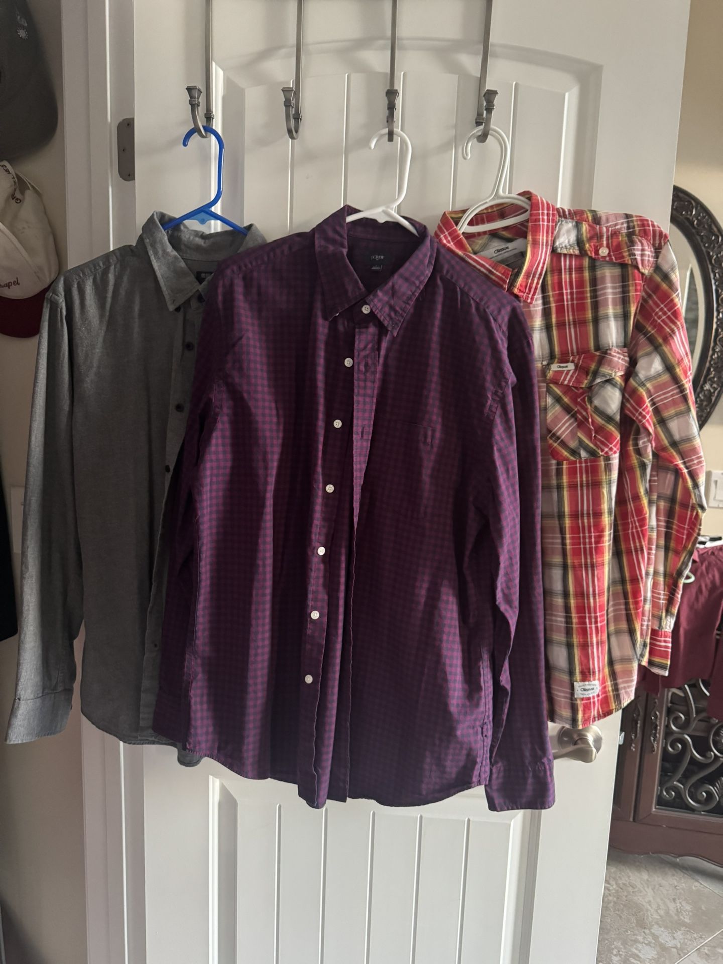 3 Men’s Button Down Shirts - Size L