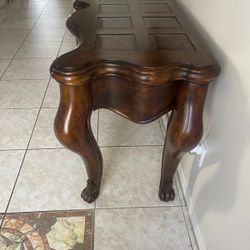 Console Wood Table