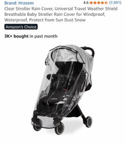Clear Stroller Rain Cover