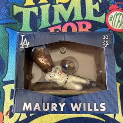 Maury Wills 2015 Los Angeles Dodgers Bobblehead