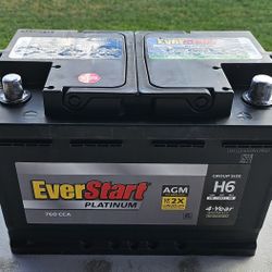 Car Battery Size H6 or 48 AGM 