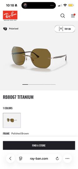 Polarized Titanium Ray-Ban Frame 