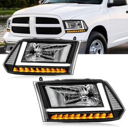 Dodge Ram 1500 LED Headlights Pair