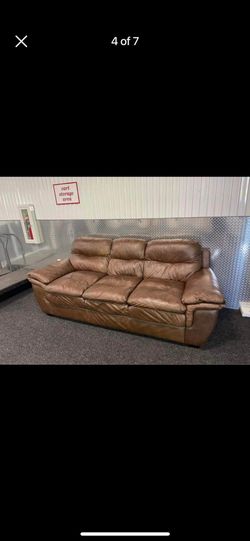 Leather Couch 