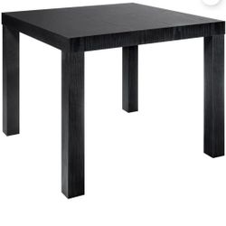 Black Wood Table 