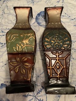 Metal Vases 