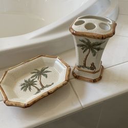 Toothbrush and Soap Combo Decor