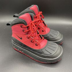 524873-601 NIKE WOODSIDE 2 HIGH Red / BLACK PRE SCHOOL LITTLE KIDS BOOT SZ 12C