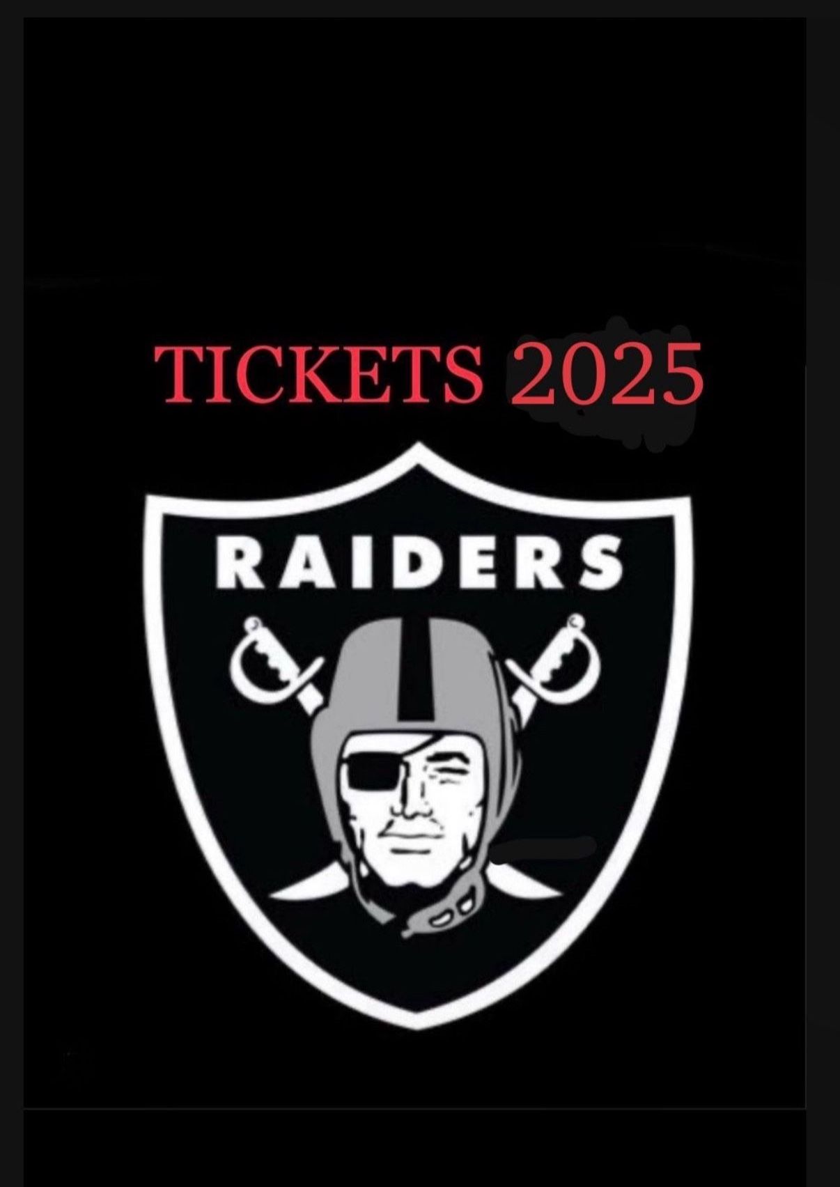 Raiders tickets 2025