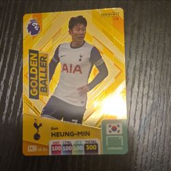Panini Son Heung-Min Golden Baller Trading Card