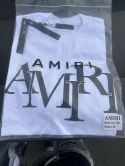 white amiri shirt