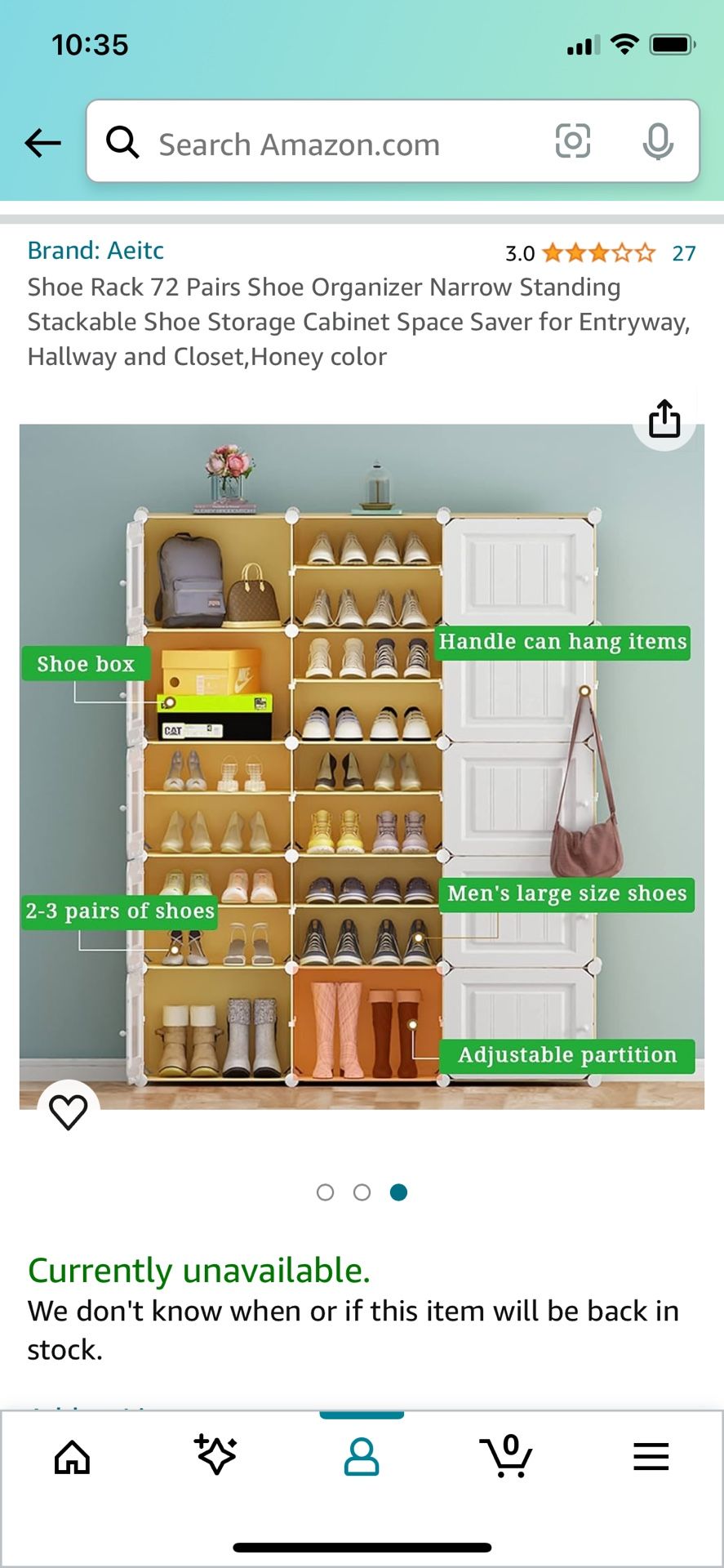Shoe Or General Organizer