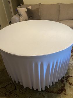 Round Table Clothes Table Skirt