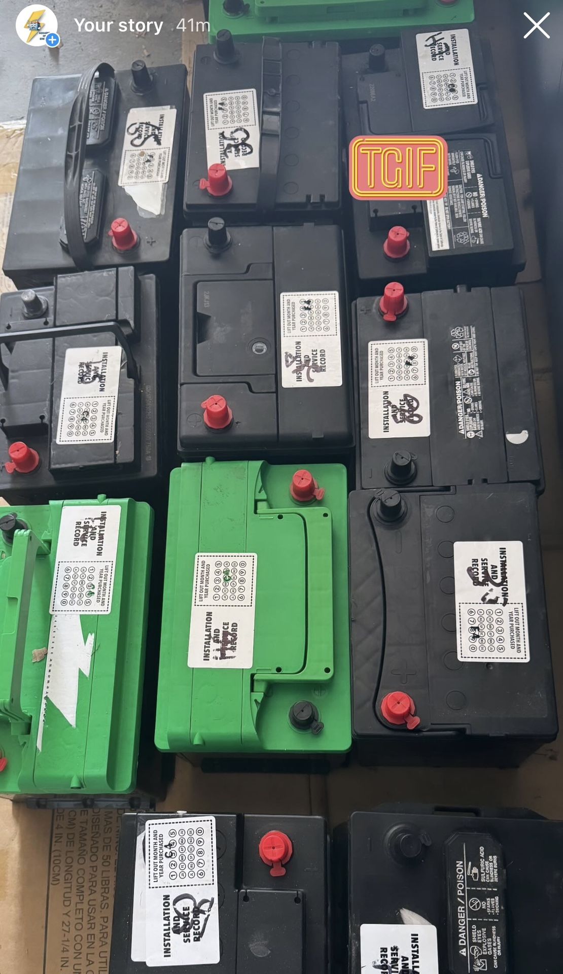 Reconditioned/Refurshibed Batteries