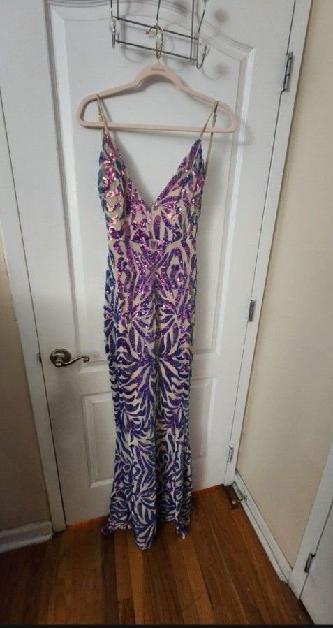 Mermaid, dress. Love & Lemonade Sequin Dress