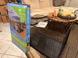 New Med. 36’ Training Pet Crate / 2 Door. & Training Divider