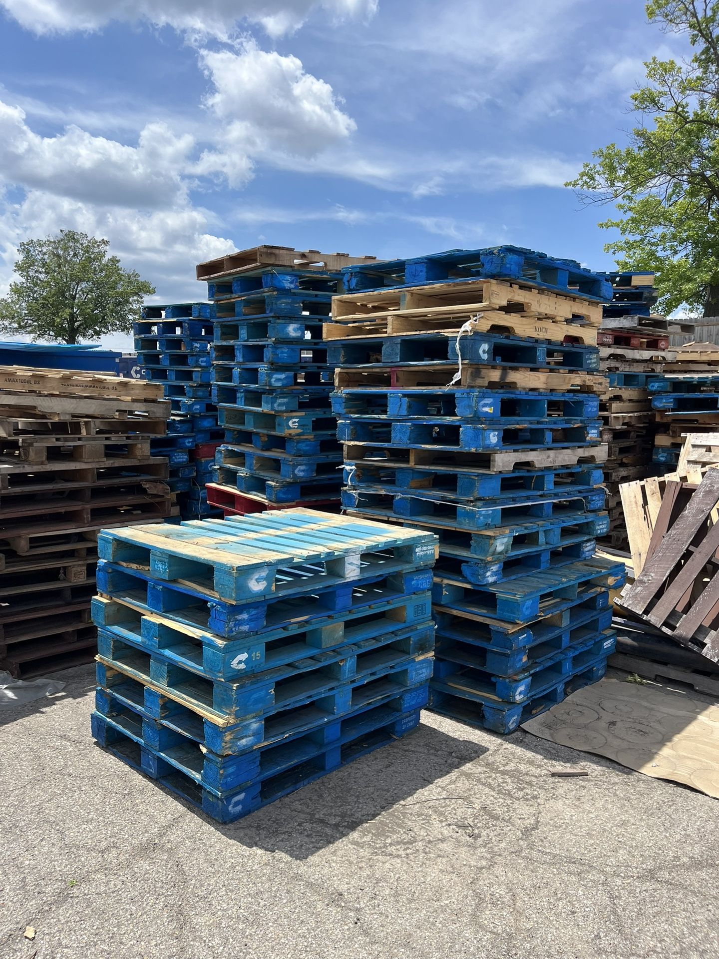 Blue And Red Skids For Company’s Can You Use?
