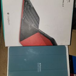 BUNDLE ipad Mini Smart Cover/logitech Wireless Keyboard Case+2pk Screen Protector 
