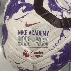 Nike Academy Team Soccer Ball Size 5- Premier League Official Match Ball