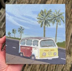 “VW BUS” - Artwork by Cassie