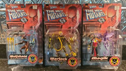 Bill Sienkiewicz Signed New Mutants Marvel Collector Editions Complete Set – Warlock, Magik & Wolfsbane MOC