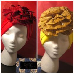 Decorative flower bonnets