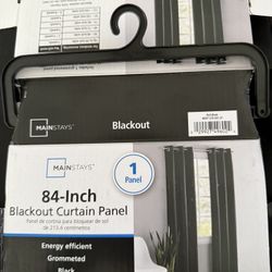 84” Black Out Curtains