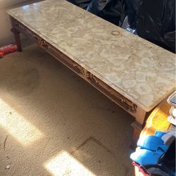 White Marble Table Top 