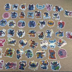50 Lelo And Stitch Stickers Shipping Available 