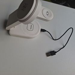 B-23 3 in 1 Foldable Magnetic Wireless Charger Phone Holder