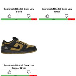 Supreme Dunks 