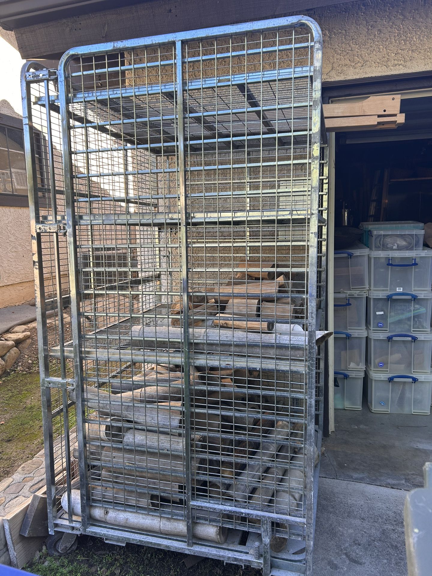 Industrial Metal Roll Cage