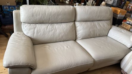 Love Seat Leather Sofa