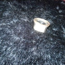 Men's Diamond Silver Ring
