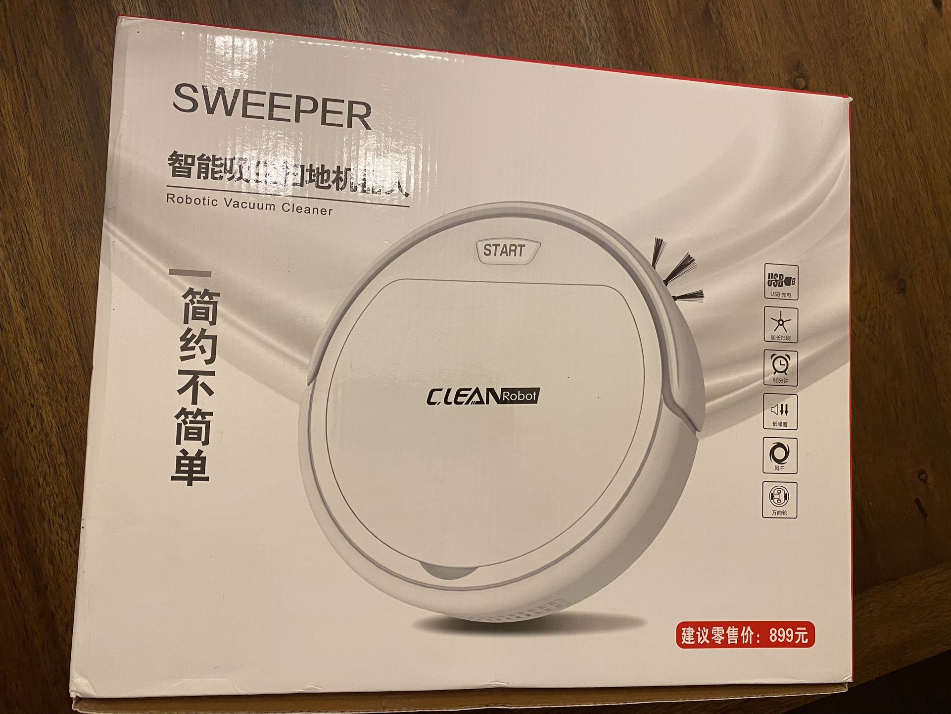 Sweeper Robotic Vacuum Cleaner 