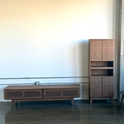 Small Tv Stand + Small Cabinet 