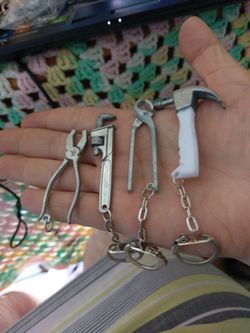 Tool ( Hammer, pliers, wrench, etc) key chain $1 each or