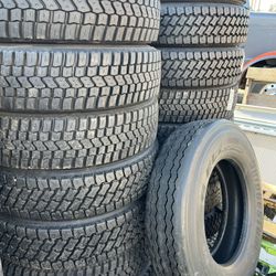 Semi Truck And Trailer Tires