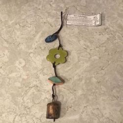Collectsble Ben’s Bell Co Project Vibrant Ceramic Flower Mini Bell Wind Chime Ornament