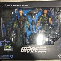 New GI-Joe 2-Pack Mad Marauders Figures. (Low-Light, Spirit Iron-Knife & Niyol.)