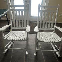 Two Wooden Rocking Chairs ($100 Each)