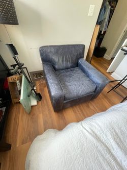 Mitchell Gold Bob Williams Leather Club Chair