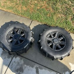 Sti Sand Drifter Rear Paddle Tires With Wheels 
